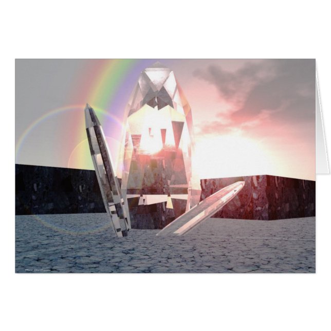 LemuriaのRiの水晶 (正面横)