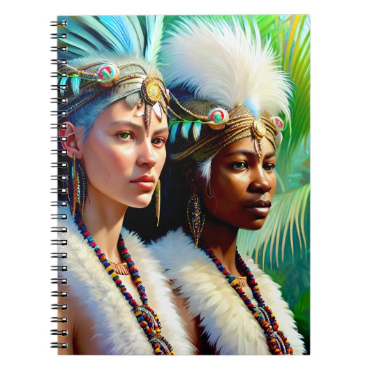 Lemurian Bird People of the Far North Notebook ノートブック (正面)