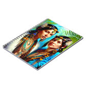 Lemurian Bird People of the Far North Notebook ノートブック (左側)