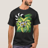 Lemurs of Madagascar in Exotic Jungle Tシャツ (正面)