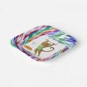 Lena leopard trapeze artist ペーパープレート (傾斜あり)