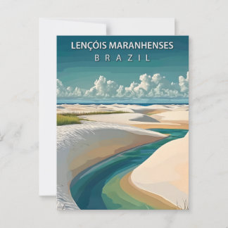 Lençóis Maranhenses Brazil Dunes & Lagoons ポストカード