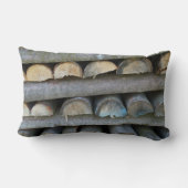 lendenkissen mit holzmuster ランバークッション (裏面)