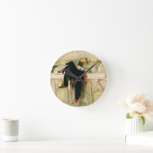 L'Enfant du Regiment (任意打撃) 1855年(油o ラウンド壁時計 (ホーム)