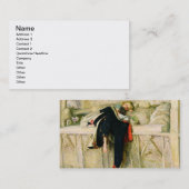 L'Enfant du Regiment (任意打撃) 1855年(油o 名刺 (正面/裏面)