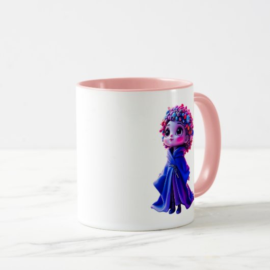 L'enfant venu d'un pays imaginaire. マグカップ (正面右)