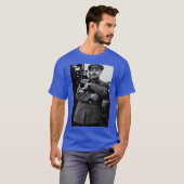 Lenin and his Cat girl funny Tシャツ (正面フル)