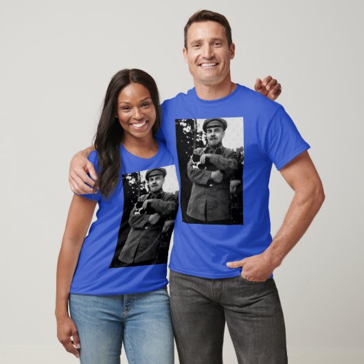Lenin and his Cat girl funny Tシャツ (ユニセックス)