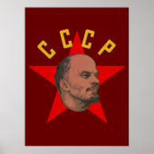 Lenin CCCP Poster ポスター (正面)