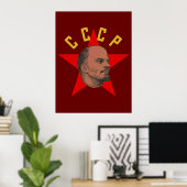Lenin CCCP Poster ポスター (ホームオフィス)