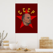 Lenin CCCP Poster ポスター (キッチン)