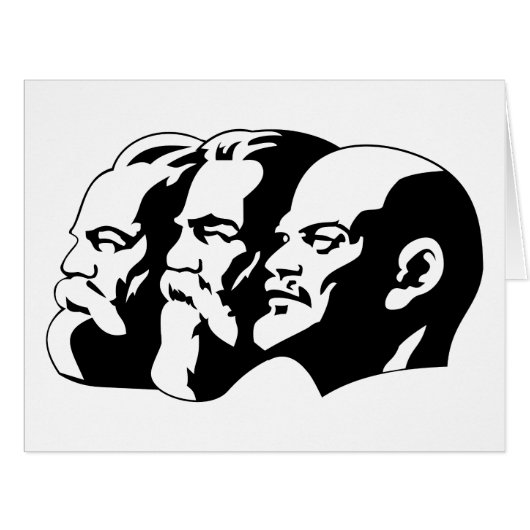 Lenin, Marx, Engels, Soviet Union, Communism (正面横)