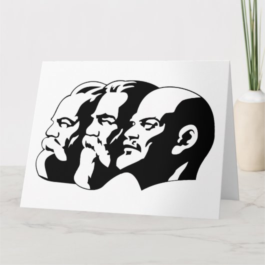 Lenin, Marx, Engels, Soviet Union, Communism カード (正面)