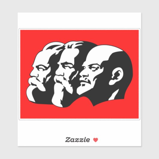 Lenin, Marx, Engels, Soviet Union, Communism シール (シート)