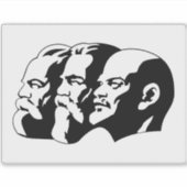 Lenin, Marx, Engels, Soviet Union, Communism シール (正面)