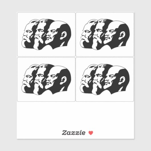 Lenin, Marx, Engels, Soviet Union, Communism シール (シート)