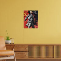 Lenin Poster From The Russian Revolution ポスター | Zazzle.co.jp