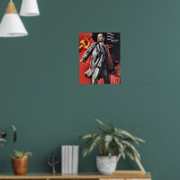 Lenin Poster From The Russian Revolution ポスター | Zazzle.co.jp