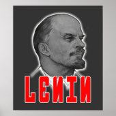 Lenin Profile Poster ポスター (正面)