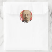 "LENIN" Stickers ラウンドシール (バッグ)