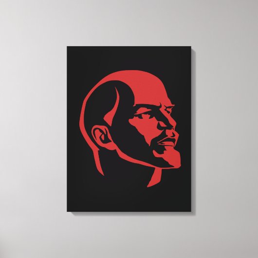 Lenin, USSR, CCCP, Soviet Union, Communism キャンバスプリント (正面)
