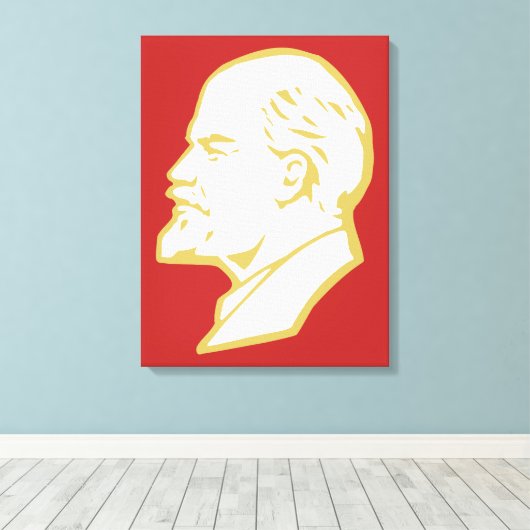 Lenin, USSR, CCCP, Soviet Union, Communism キャンバスプリント (インサイチュ (ウッドフロア))