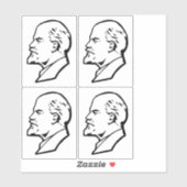 Lenin, USSR, CCCP, Soviet Union, Communism シール (シート)