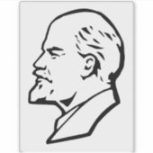 Lenin, USSR, CCCP, Soviet Union, Communism シール (正面)