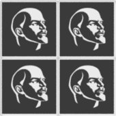 Lenin, USSR, CCCP, Soviet Union, Communism シール (正面)