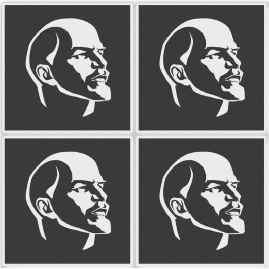 Lenin, USSR, CCCP, Soviet Union, Communism シール (正面)