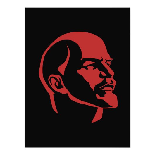 Lenin, USSR, CCCP, Soviet Union, Communism フォトプリント (正面)