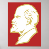 Lenin, USSR, CCCP, Soviet Union, Communism ポスター (正面)