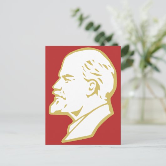 Lenin, USSR, CCCP, Soviet Union, Communism ポストカード (スタンド正面)