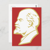 Lenin, USSR, CCCP, Soviet Union, Communism ポストカード (正面/裏面)