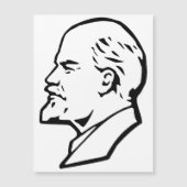 Lenin, USSR, CCCP, Soviet Union, Communism マグネット招待状 (正面)