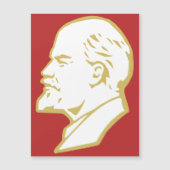 Lenin, USSR, CCCP, Soviet Union, Communism マグネット招待状 (正面)
