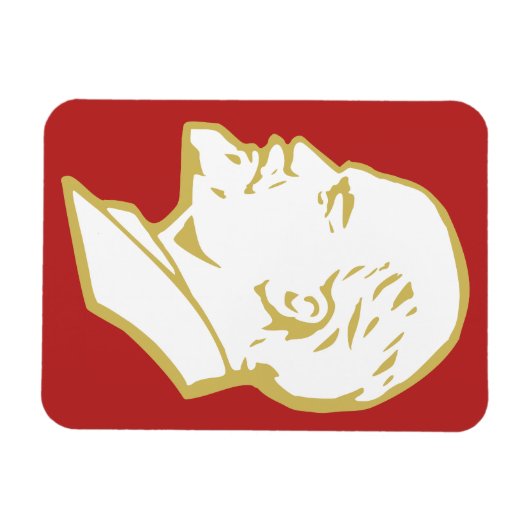 Lenin, USSR, CCCP, Soviet Union, Communism マグネット (横)