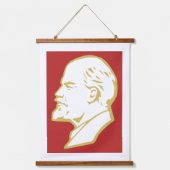 Lenin, USSR, CCCP, Soviet Union, Communism 吊り下げ型タペストリー (正面)