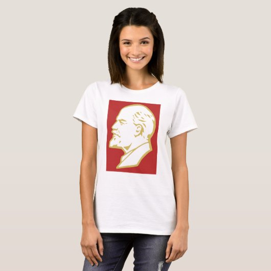 Lenin, USSR, CCCP, Soviet Union, Communism Tシャツ (正面フル)