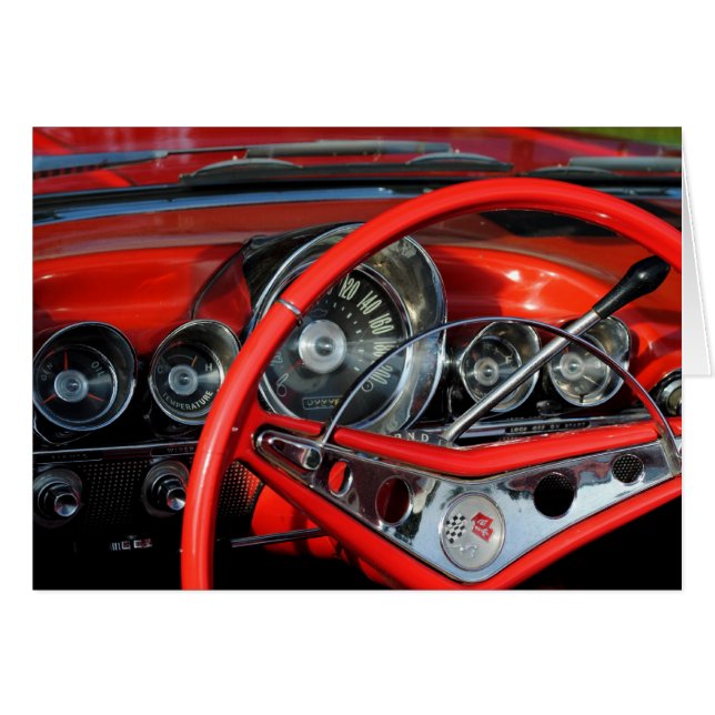 Lenkrad vom Oldtimer (正面横)