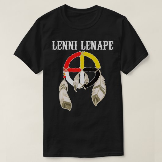Lenni Lenape Delaware Native American Indians Medi Tシャツ (デザイン正面)