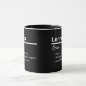 Lennox Boy Name Definition Personalized Mug マグカップ (中央)