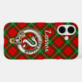 Lennox Clan バッジとタータン柄 iPhone / iPad カバー (裏面 (横))
