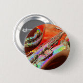 Lenny著Saxaphone 缶バッジ (正面&裏面)