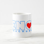 Lenox©の限定版色の変更のコーヒーMをlove モーフィングマグカップ (中央)