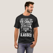 Lens Expert Optometrist Opticianry Optician Glasse Tシャツ (正面フル)
