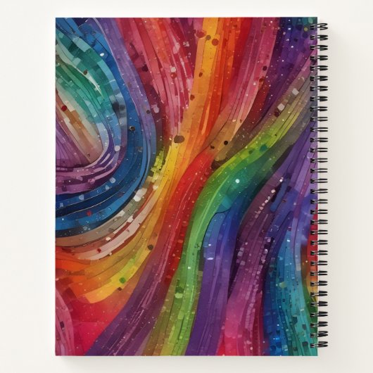 Lentejuelas de Arcoíris ノートブック (裏面)