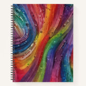 Lentejuelas de Arcoíris ノートブック (正面)