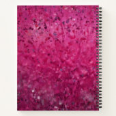 Lentejuelas en Rosa Intenso ノートブック (裏面)