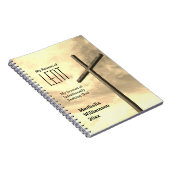 LENTEN Cross神を求める貸紙パーソナライズされた ノートブック (右側)